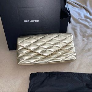 Ysl large puffer clutch